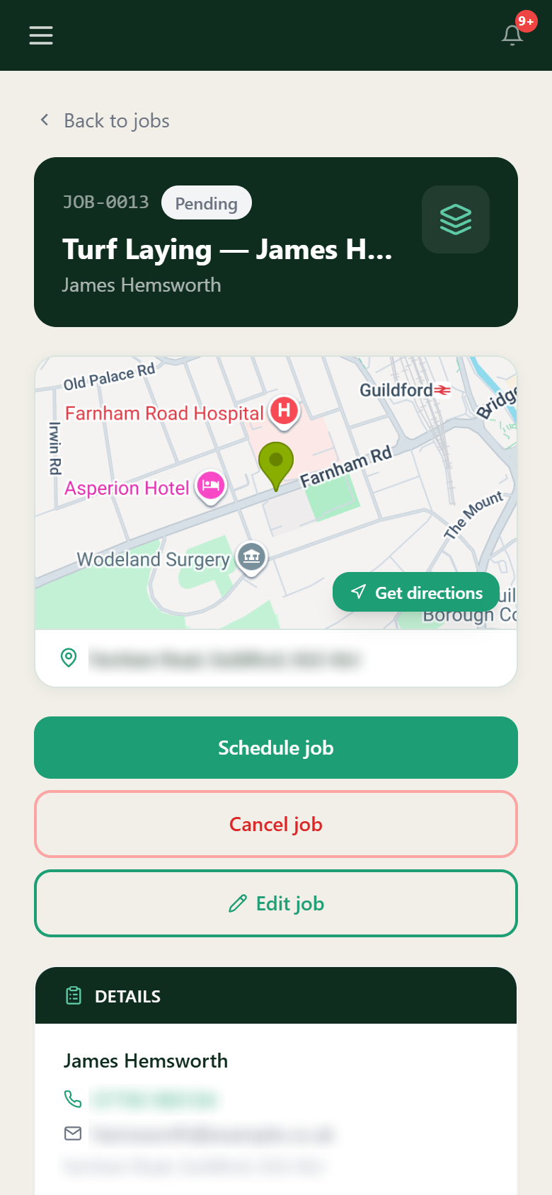 TradeSynq on your phone — a job